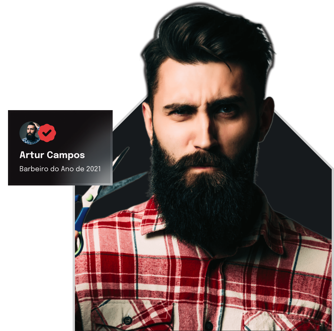Corte de cabelo na Candido Barber